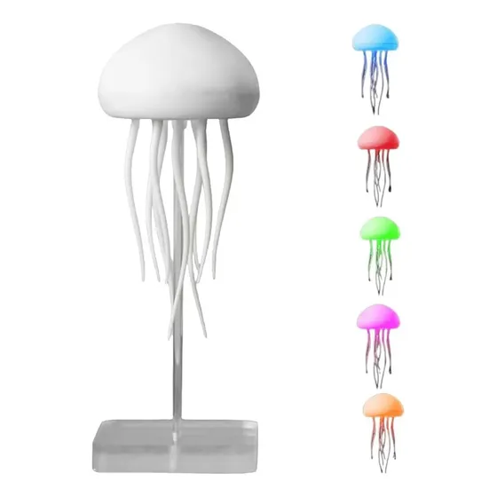 Lámpara De Medusa Led De Colores Mueve Tentáculos
