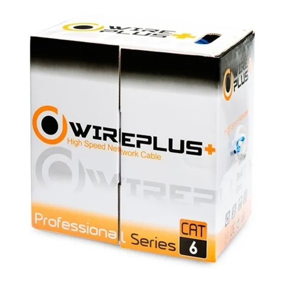 Cable Red Utp Cat 6e Wireplus Rollo 305 Mts Cat6e