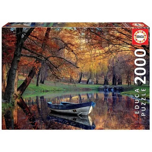 Puzzle Rompecabezas 2000 Piezas Barca En El Lago Educa