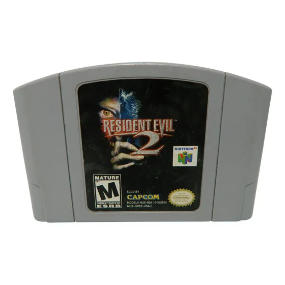Resident Evil 2 Original Nintendo 64 Salvando N64 - Loja Rj