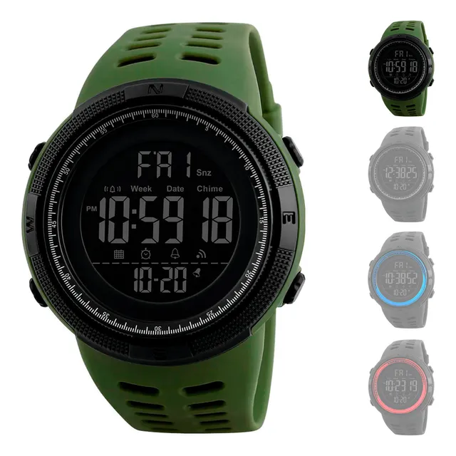 Reloj Deportivo Estilo Surfista Grande Original Skmei 1251