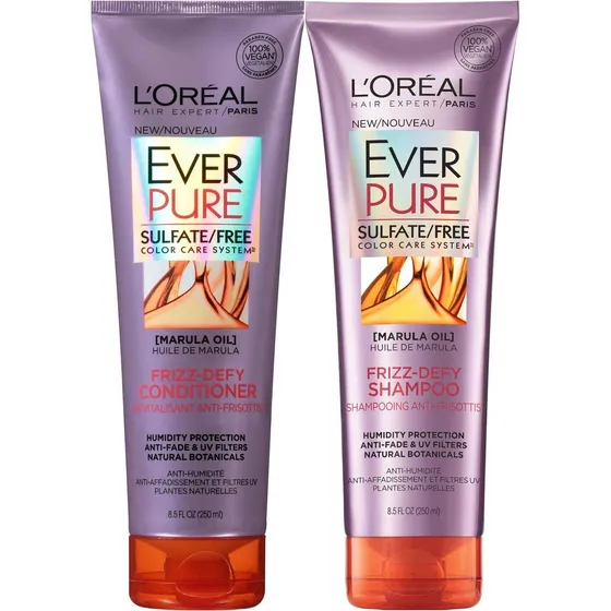 Loreal Everpure Frizz-defy Kit Champú Y Acondicionador