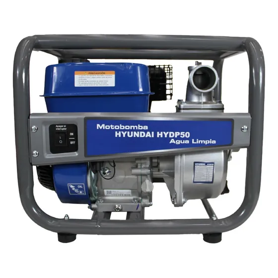 Motobomba Hyundai 2x2 Gasolina Partida Manual Mod Hydp50