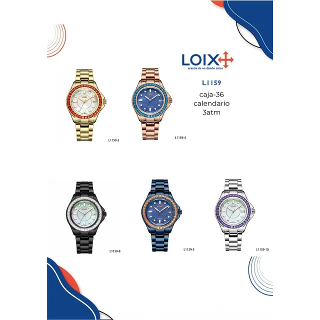 Reloj De Dama Loix® Ref:l1159-4 Fossil