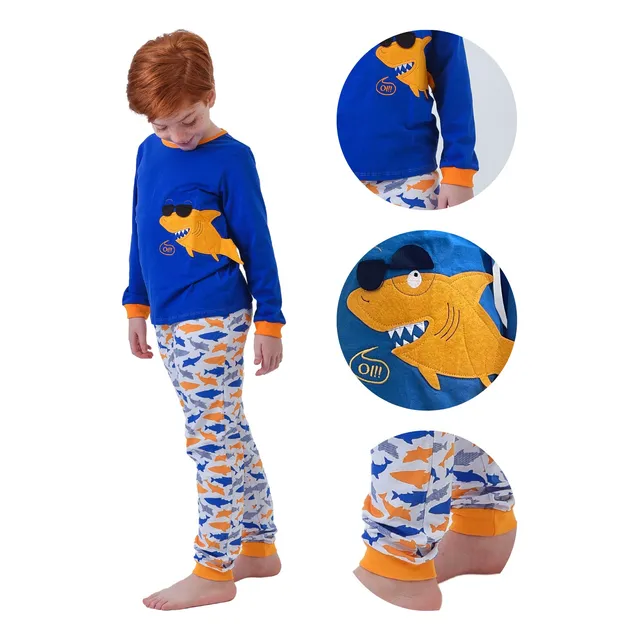 Pijama Infantil Menino Dinossauro Com Aplique Interativo