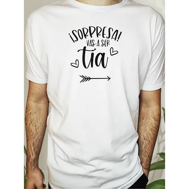Remera Sorpresa Vas A Ser Tia Aesthetic Bebe Unisex