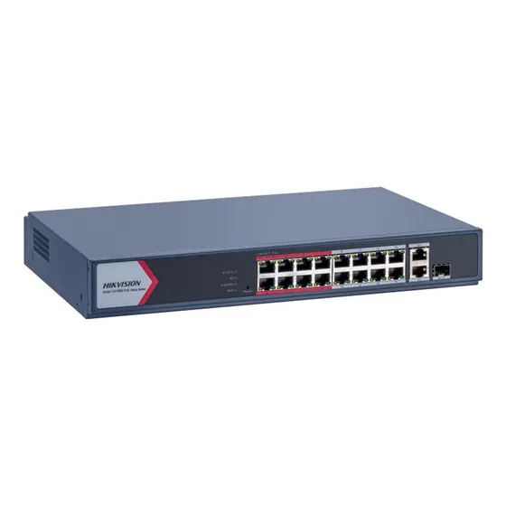 Switch 16 Puertos Poe 10/100 Mbps / 2 Puertos Gigabit
