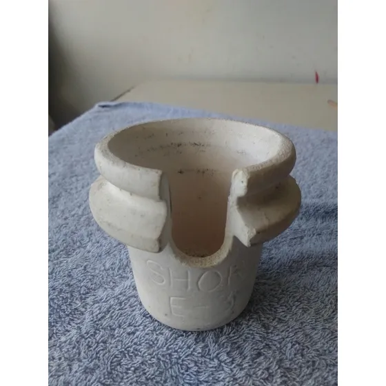 Crisol De Ceramica Para Fundir Oro Y Plata 