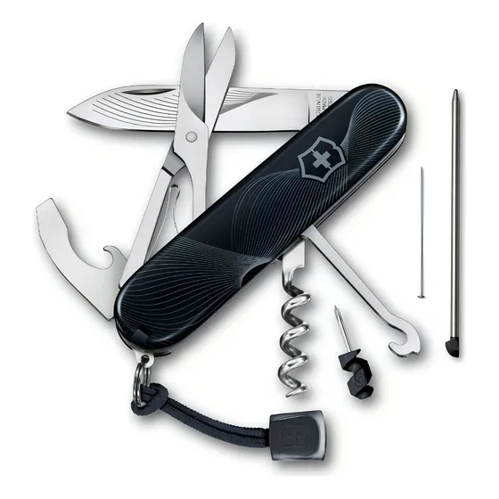 Victorinox Navaja Compact Dark Wave Le Dia Del Padre 2024 Color Negro