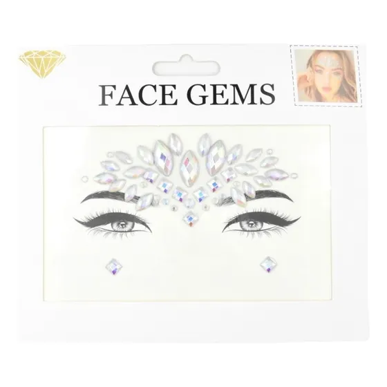 Brillos Gemas Adhesivos Para Rostro Glitter