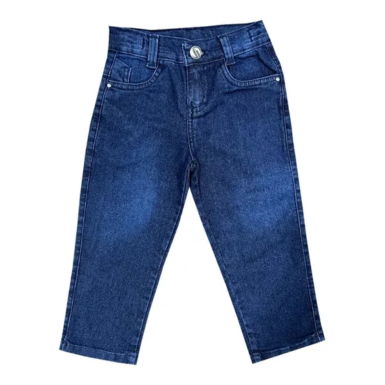 Calça Jeans Infantil Masculino Menino Ajuste 2 Ao 8 Promoção