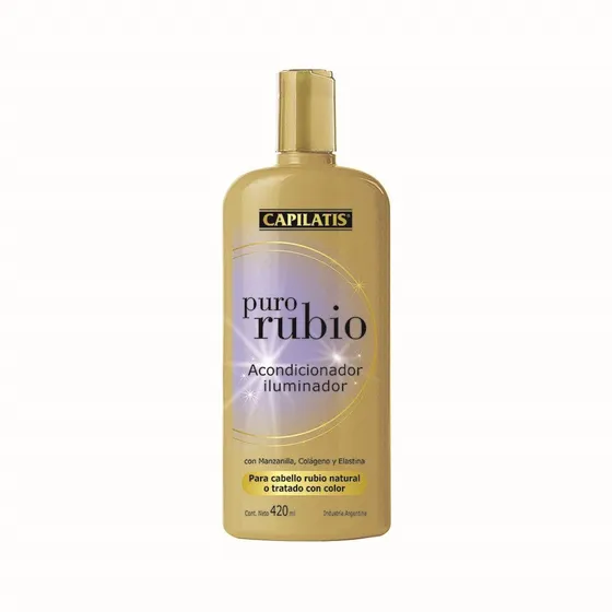Acondicionador Iluminador Puro Rubio Capilatis 420 Ml