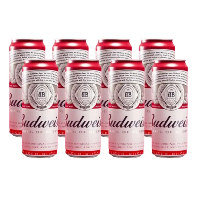 Cerveza Budweiser 710ml X 8 Unidades