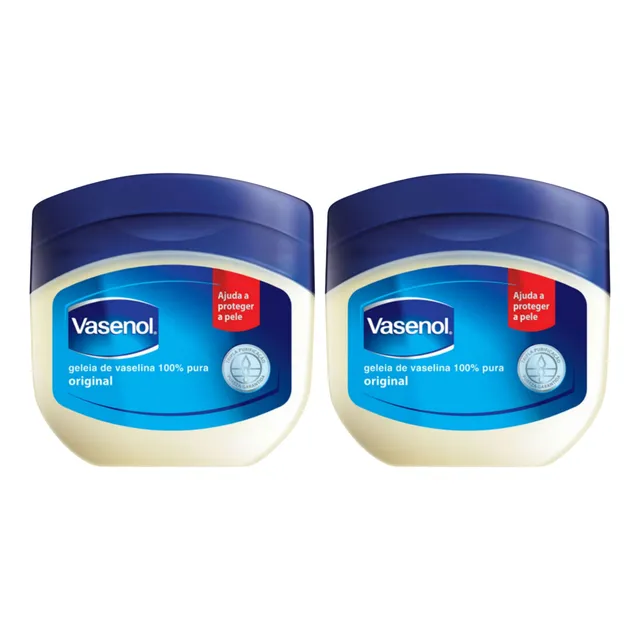 2 Geléia De Vaselina 100% Pura Vasenol Intensiva 100g