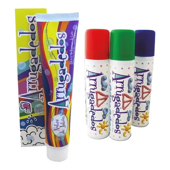 Combo Nubes Jabón Arrugadedos + Espuma Baño Tienda Pepino