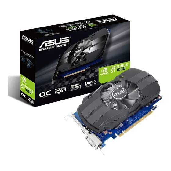 Placa De Video Nvidia Asus 2gb Phoenix Geforce Gt 1030 Oc