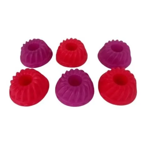 Molde De Silicón 6 Piezas Individuales De Tornado Ponquesito