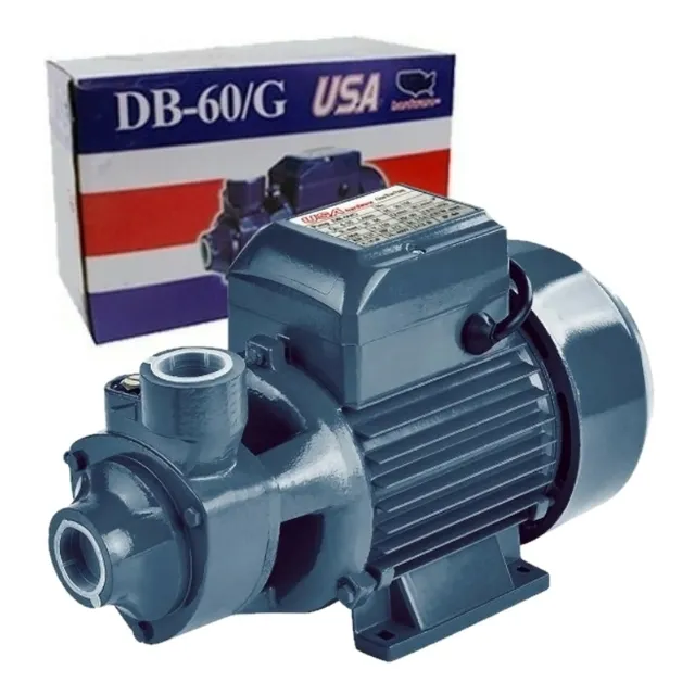 Bomba De Agua 1 Hp Alta Potencia Capacidad De Succión 10 Mts