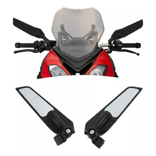 Espejos Aleron Cnc Motos Naked Manillar Ajustable Espejos Aleron Cnc Motos Naked Manillar Ajustable