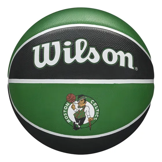 Pelota de Basquet Wilson Nba Boston Celtics Color Verde Negro Tamaño # 7 Team Tribute Balón de Baloncesto Basketball