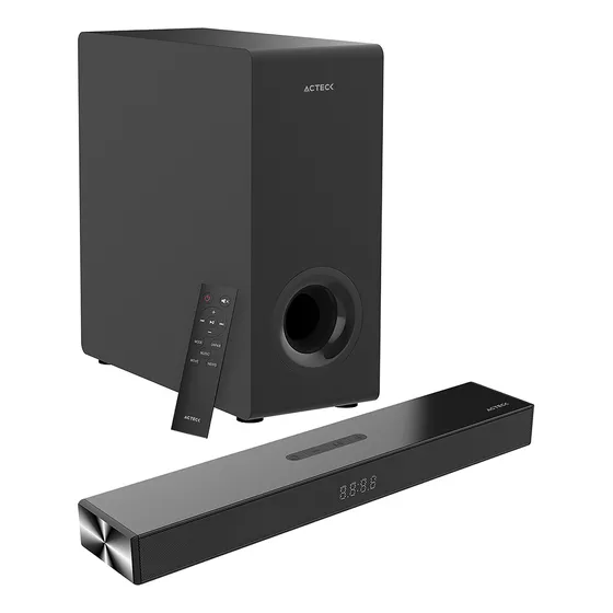 Barra De Sonido Acteck Bs600 Inalambrico Sonido 2.1 60w