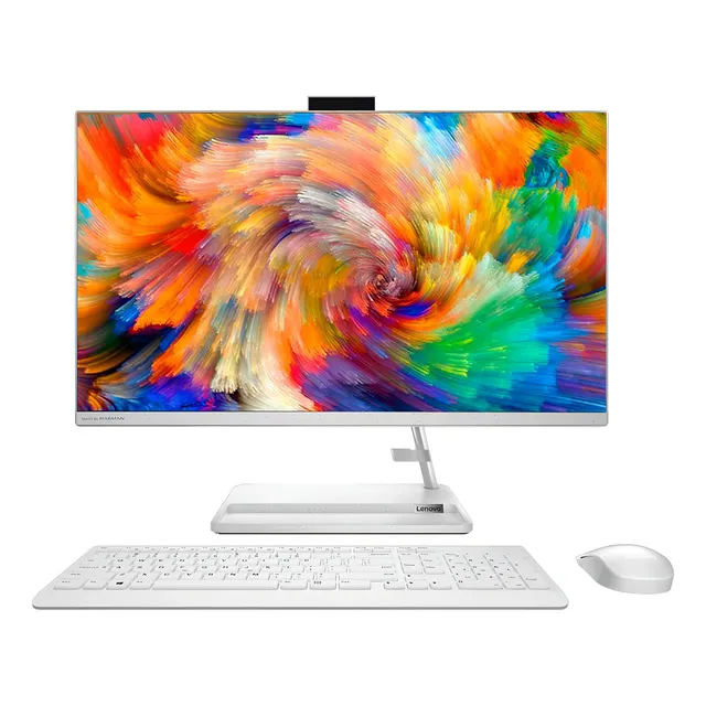 Todo En Uno Lenovo Aio 24iap7 Ideacentre 3 Core I5 12450h 8gb 512gb 23,8 Fhd Blanco