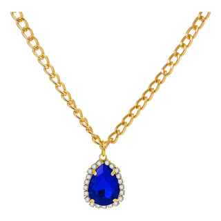 Conjunto De Colar Q, Pingente De Gota De Água De Zircão, Col Conjunto De Colar Q, Pingente De Gota De Água De Zircão, Col