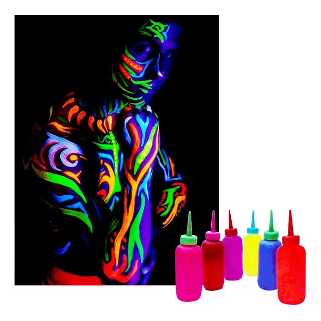 Pintura Liquida De Neón Para Fiesta Rave