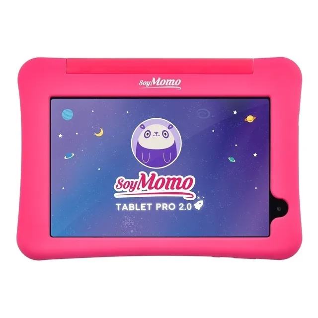 Tablet SoyMomo Pro 2.0 de 8" 64GB Color Negro/Rosado con 4GB de RAM