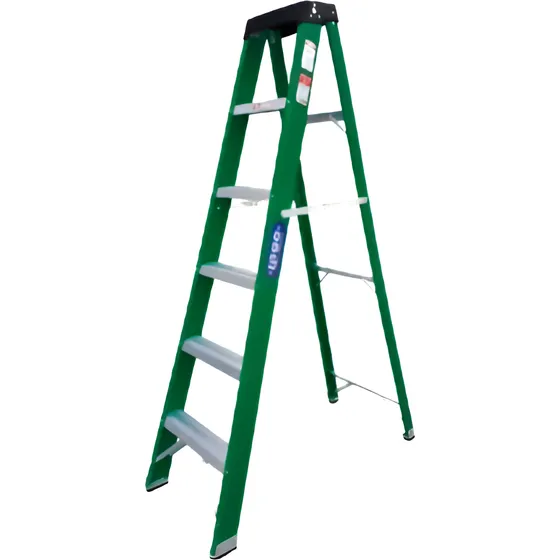 Escala De Tijera Fibra 6 Peldaños 1.80 Mts. Inco