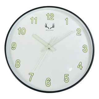 Reloj De Pared Luminoso De 12 Pulgadas Patrón De Ciervos Reloj De Pared Luminoso De 12 Pulgadas Patrón De Ciervos