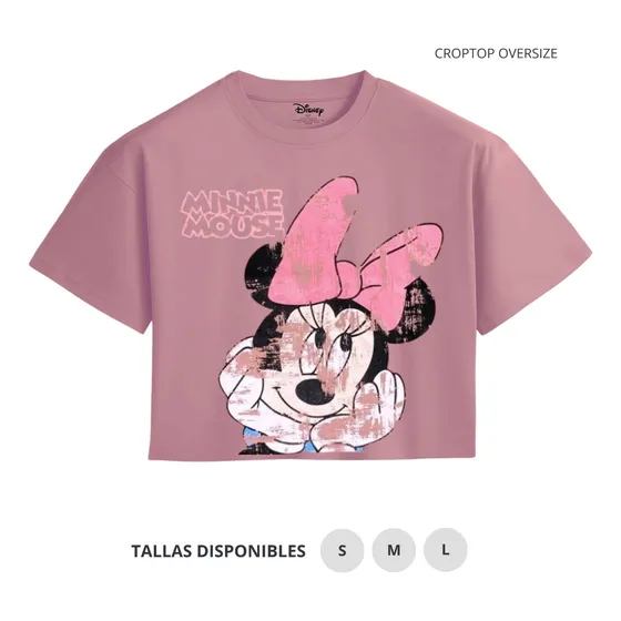 Crop Tops Oversize Dama Varios Colores