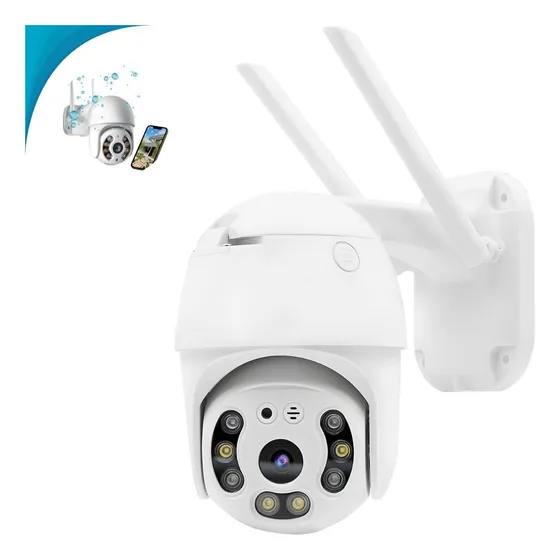 Câmera 360 Graus Infravermelho Externa Wifi