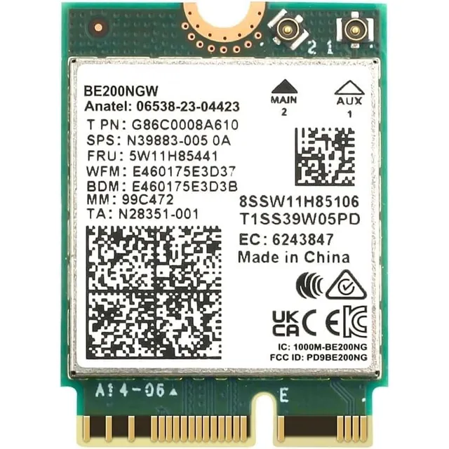Adaptador De Juegos Wifi Intel Be1750x Killer Series
