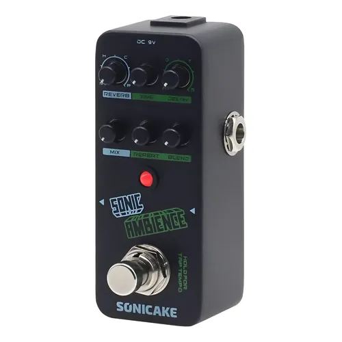 Pedal Reverb e Delay Source Audio Collider SA263 Azul Guitarra