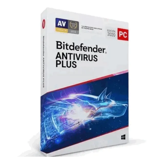 Antivirus Bitdefender Antivirus Plus 3 Equipos 1 Año Promo*