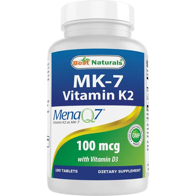 Vitamina K2 Mk7 Menaquinona 150 Mcg 180 Pastillas 