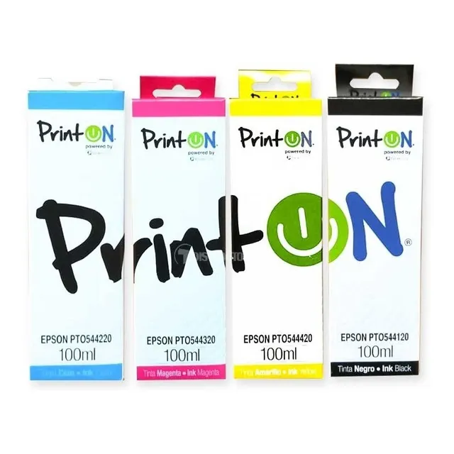 Tintas Epson Printon 544  I L3150 L3110 L5190 L3120 L3250