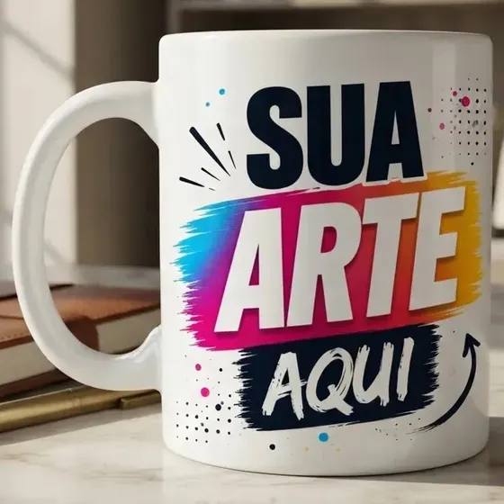 Caneca cerâmica personalizada do seu jeito