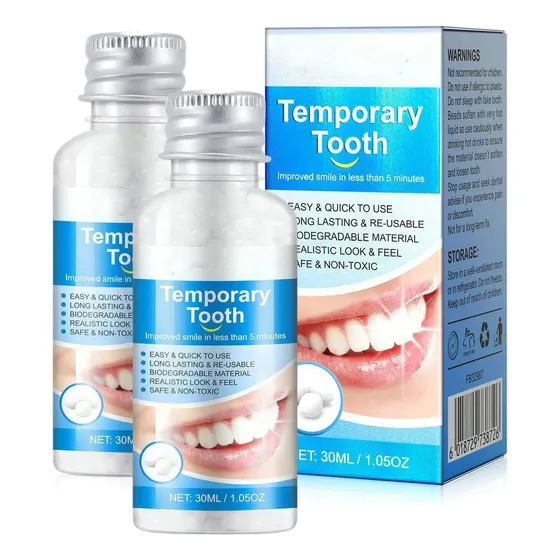 Orificio Para Dientes De 2 Dientes, Pasta, Pegamento, Parte 