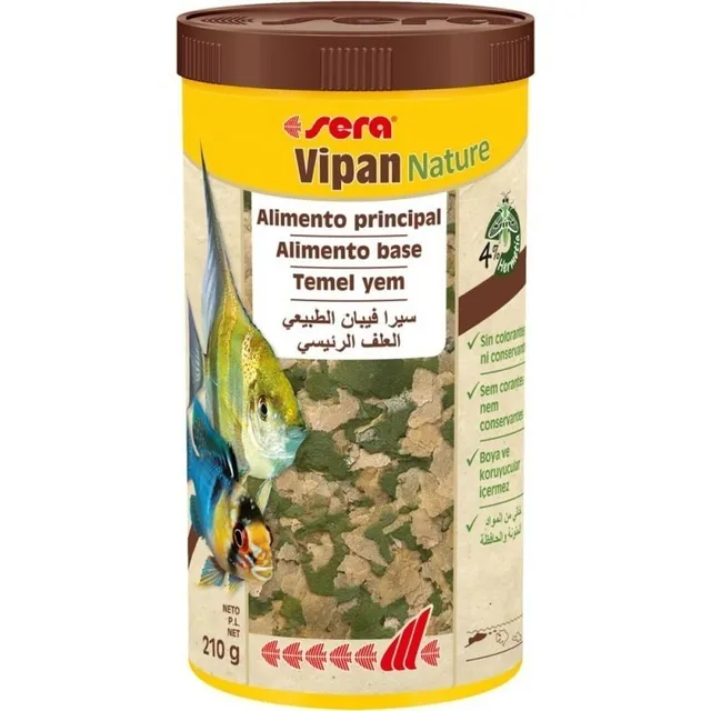 Alimento para peces Sera Vipan nature 210g