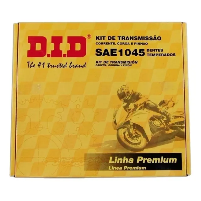 Kit Transmision Did Yamaha Ybr 125 Corona Piñon Y Cadena