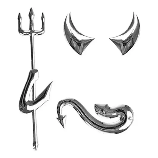 Calcomanía Emblema Diablo Para Logo Carro Universal
