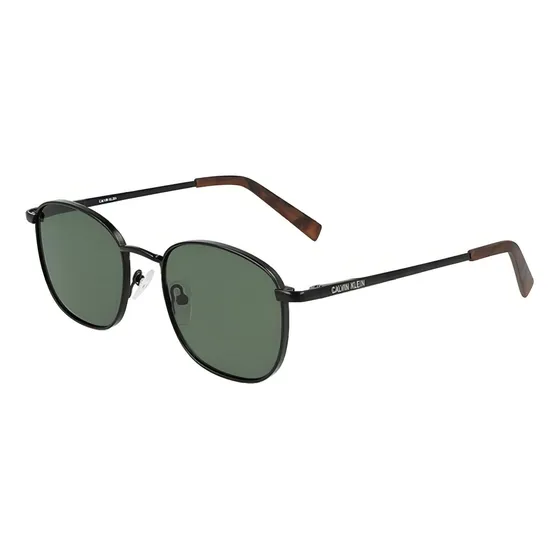 Calvin Klein® Lentes De Sol Hombre Protec Uv 100% 20122 8420 Color De La Varilla Plateado Color Del Armazón Oscuro Diseño Liso
