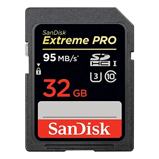 Tarjeta De Memoria Sandisk Extreme 32gb, Velocidad Hasta 95m