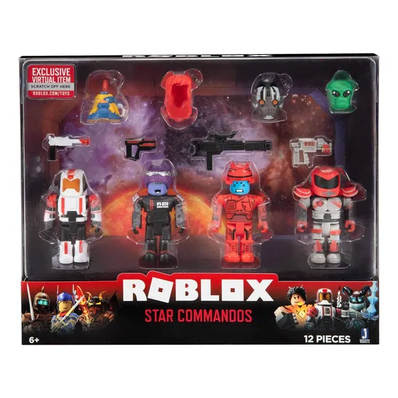 Roblox Colección De Cuatro Figuras De Star Commandos