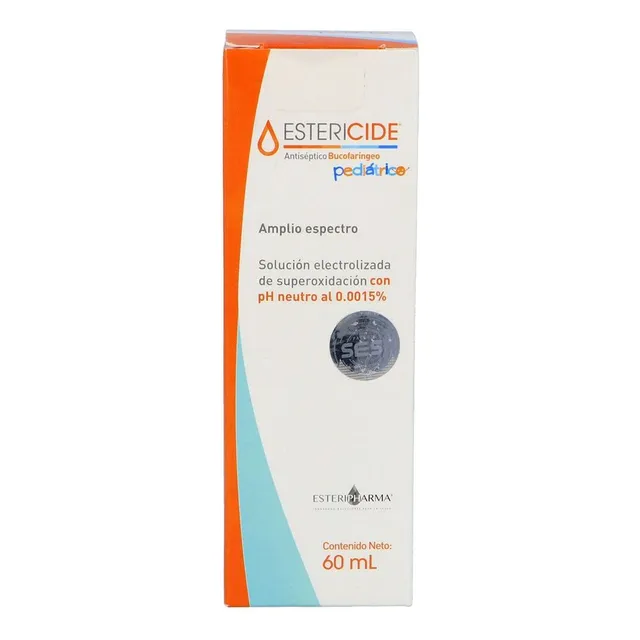 Estericide Antiséptico Bucofaríngeo Solución Pediátrica Caja