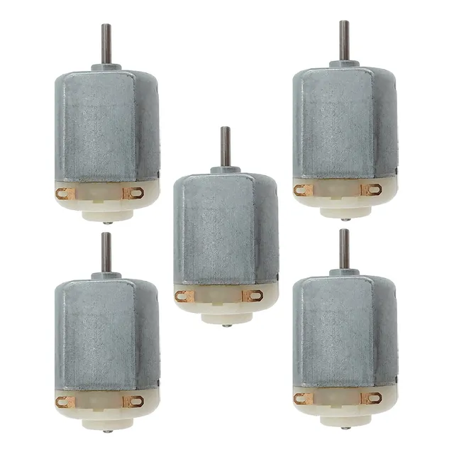 Tecneu 5 Piezas Motor 3v ~ 6v Micro Dc Pequeño 5V Arduino 9.100 rpm