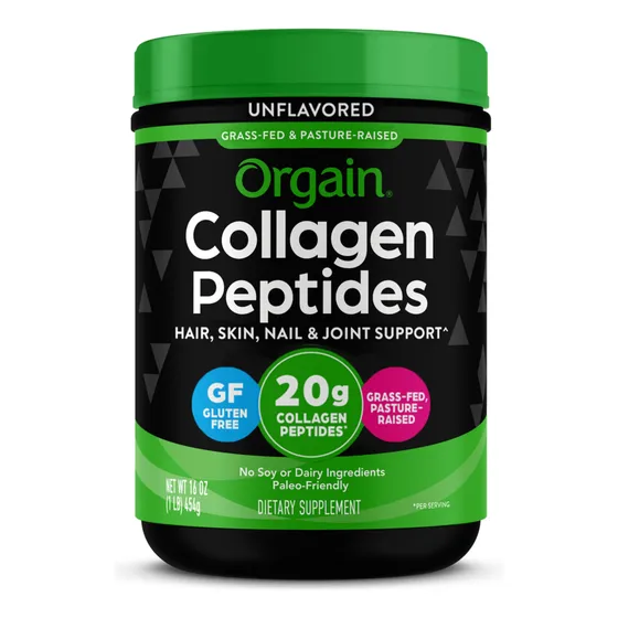 Péptidos De Colágeno En Polvo Orgain Hidrolizados, 20 G, Tip