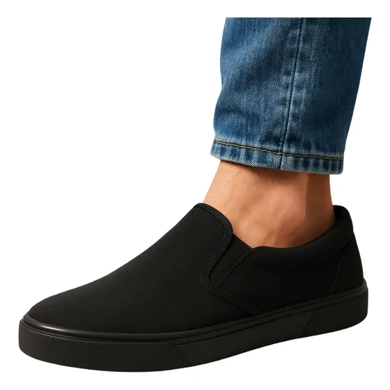 Tênis Masculino Iate Slip On Calce Fácil Casual